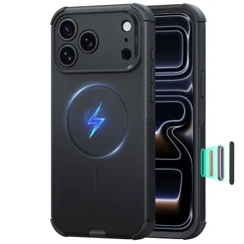 Чехол ESR Cyber Tough MagSafe для iPhone 18 Pro / 17 Pro, черный