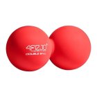 4Fizjo Double Ball Silicone Massage Ball, Red