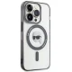 Karl Lagerfeld для iPhone 15 Pro Max чехол IML Karl`s Head MagSafe, прозрачный