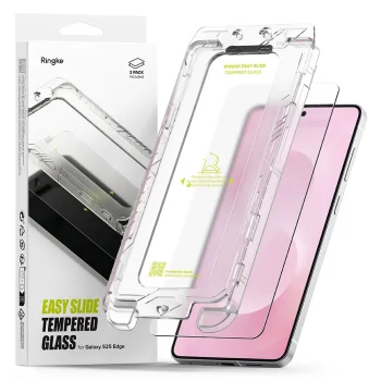 Ringke Easy Slide aizsargstikls Samsung Galaxy S25 Edge (2 gab.)