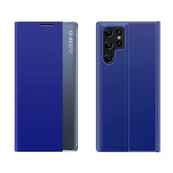 Samsung Galaxy S24 Ultra (SM-S928) Sleep Case Bookcase Cover, Blue | Telefona Vāciņš Maciņš Apvalks Grāmatiņa