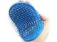 Soft Pet Grooming Brush for Dogs and Cats, Deshedding Massage Comb, blue