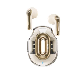 Bezvadu TWS austiņas XO X43 Bluetooth 5.4, bēšas