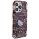 Hello Kitty iPhone 15 Pro Case IML Tags Graffiti, Pink