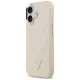 Guess Triangle Logo MagSafe vāciņš iPhone 17 — bēšs | Phone Case Cover
