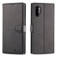Samsung Galaxy Note 10 Plus (SM-N975F) AZNS Leather Stand Case Cover with Card Slots, Black | Чехол для...
