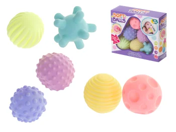 Sensoriskās bumbiņas mazuļiem, rotaļlietu bumbiņu komplekts | Sensory Corrective Toy Balls Set for Kids, Toddlers