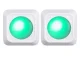 Беспроводные RGB LED ночные лампы с пультом – 2 шт.