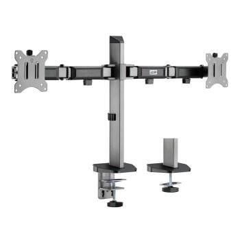 Настольное крепление для двух мониторов Ergo Office ER-449, 17"-32", до 9 кг