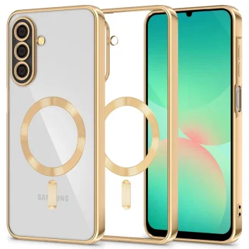 Samsung Galaxy A26 (SM-A266E/DS) Tech-Protect MagFlex MagSafe Case Cover, Gold | Telefona Vāciņš Maciņš Apvalks...