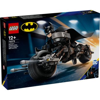 LEGO DC Super Heroes 76273 Сборная фигурка Бэтмена с бэтподом