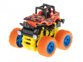 Bērnu Rotaļu Sporta Apvidus Automašīna SUV 1:36, Oranža | Kids Toy Monster Truck Off-Road Car