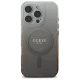 Guess iPhone 16 Pro Case IML Glitter Gradient MagSafe, Brown
