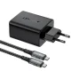 Acefast A17 GaN lādētājs un HDMI adapteris 2in1 65W USB-C / USB ar kabeli, melns