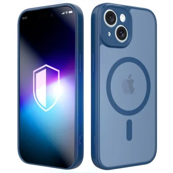 Vāciņš iPhone 15 3mk Misty MagCase, zils
