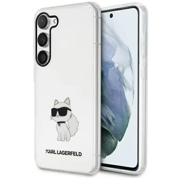Karl Lagerfeld caurspīdīgs vāciņš Samsung Galaxy S23+ KLHCS23MHNCHTCT