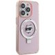 Karl Lagerfeld iPhone 15 Pro Case Magsafe Ringstand, Pink