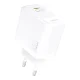 Сетевое зарядное устройство Dudao A28C 45W GaN + кабель USB-C, белое