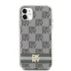 DKNY iPhone 11 / XR vāciņš IML Checkered Mono Pattern MagSafe, bēšs