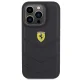 Чехол Ferrari Quilted Metal Logo для iPhone 15 Pro 6.1\", черный