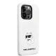 Karl Lagerfeld Silicone NFT Choupette vāciņš iPhone 14 Pro, balts