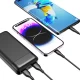 Внешний аккумулятор Dudao K18-1W 10000мАч USB-A / USB-C / Micro USB - черный
