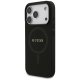 Guess Saffiano Classic Logo MagSafe vāciņš iPhone 17 Pro Black