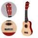 Ecotoys MF019F Natural koka ukulele bērniem