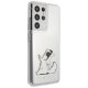 Karl Lagerfeld Samsung Galaxy S21 Ultra vāciņš Choupette Fun, caurspīdīgs
