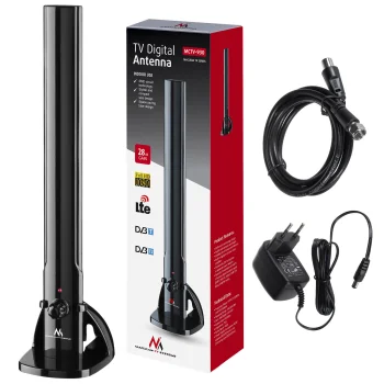Maclean MCTV-930 aktīvā iekštelpu TV antena DVB-T2 HEVC DAB FM