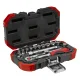 GEDORE red 1/4\" Socket Set 16-Piece with Reversible Ratchet