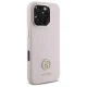 Guess GUHCP16LM4DGPP iPhone 16 Pro 6.3" gaiši rozā/rozā cietais futrālis silikona logo Strass 4G | light...