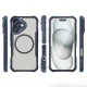 Leading Series MagSafe silikona vāciņš iPhone 16, zils