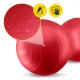 Гимнастический мяч 4Fizjo Peanut Air Ball, 45x90 см, красный
