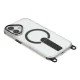 Чехол для iPhone 17 с подставкой, ремешками (30/120 см) и MagSafe, черный
