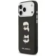 Karl Lagerfeld FW Grained Karl & Choupette Heads Pins & Logo vāciņš iPhone 17 Pro Max — melns | Phone Case Cover