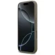 Guess iPhone 17 Pro vāciņš Silicone Big 4G Script, brūns
