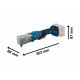 Akumulatora leņķa triecienskrūvgriezis Bosch GRS18V-330 18V 1/2\" L-BOXX
