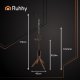 Ruhhy 00026362 Freestanding Coat Rack 170cm, Black