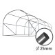 Dārza siltumnīca tunelis 2,5 x 4 m (10m2) Plonos, Rozā