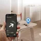 Tech-Protect NaturalFit maciņš Apple AirTag 1/2, brūns