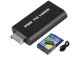 PS2 to HDMI audio adapter for PlayStation 2 gaming, black