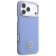 Vāciņš Guess iPhone 18 Pro / 17 Pro ar MagSafe Grained Round Strass, zils