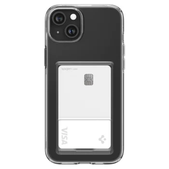 Spigen iPhone 15 Plus vāciņš Crystal Slot, caurspīdīgs