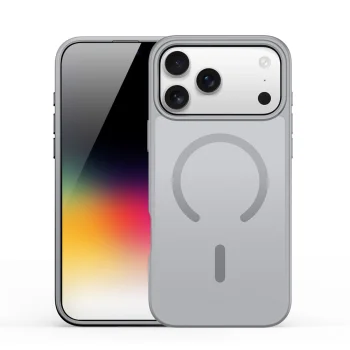 Чехол Dux Ducis для iPhone 17 Pro Yind MagSafe, серый