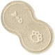 Neslīdošs Suņu Kaķu Mājdzīvnieku Trauku Paklājiņš, Bēšs | Dog Cat Bowl Mat