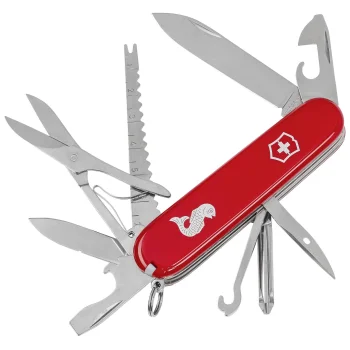 Daudzfunkcionāls kabatas nazis Victorinox Fisherman, 18 funkcijas, sarkans