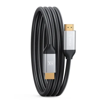 Orico H8Y1 HDMI 2.1 8K 60 Hz kabelis 1.5 m, melns