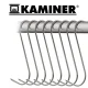 Крючки для копчения Kaminer 00025553, 15 шт., нержавеющая сталь