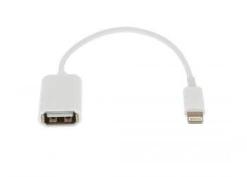 USB to Apple iPhone Lightning Host OTG Adapter | Adapteris